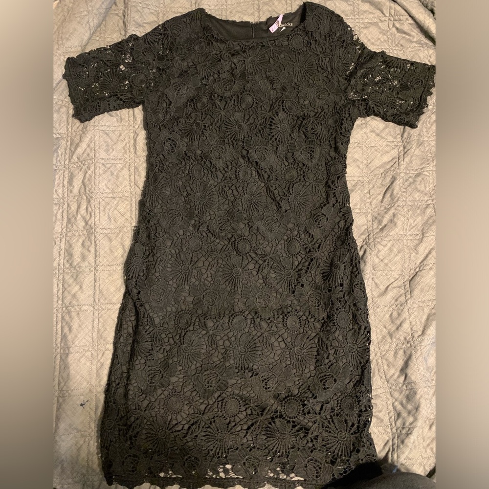 Chadwick black lace dress